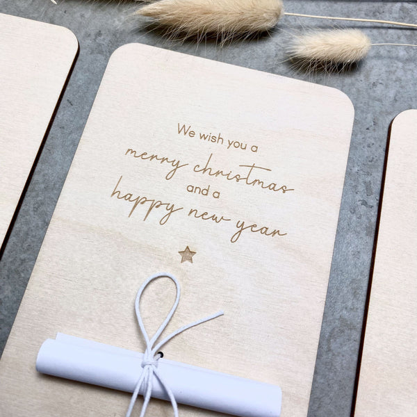 Geldgeschenkkarte 'merry christmas'
