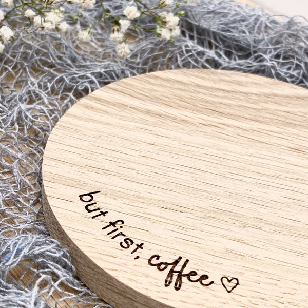 Untersetzer Set mit Herz 'coffee'