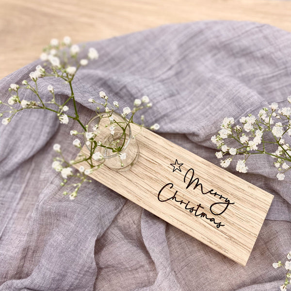 Blümchenleiste 'Merry Christmas'