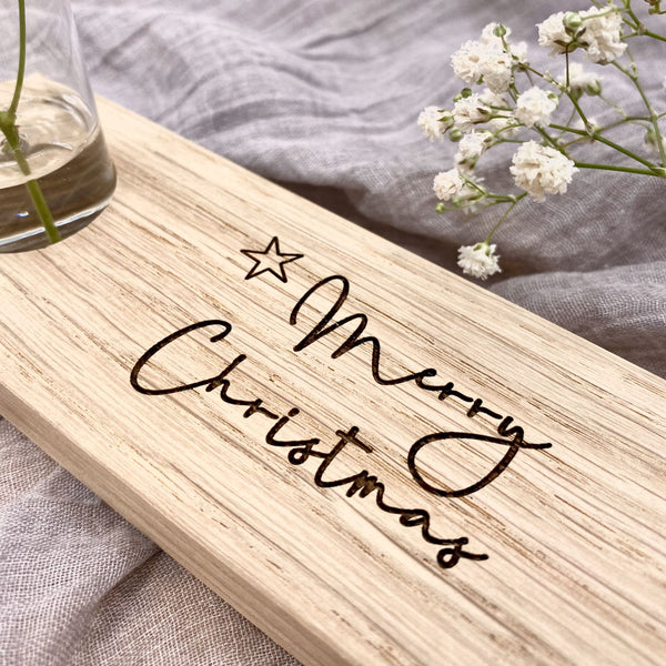 Blümchenleiste 'Merry Christmas'