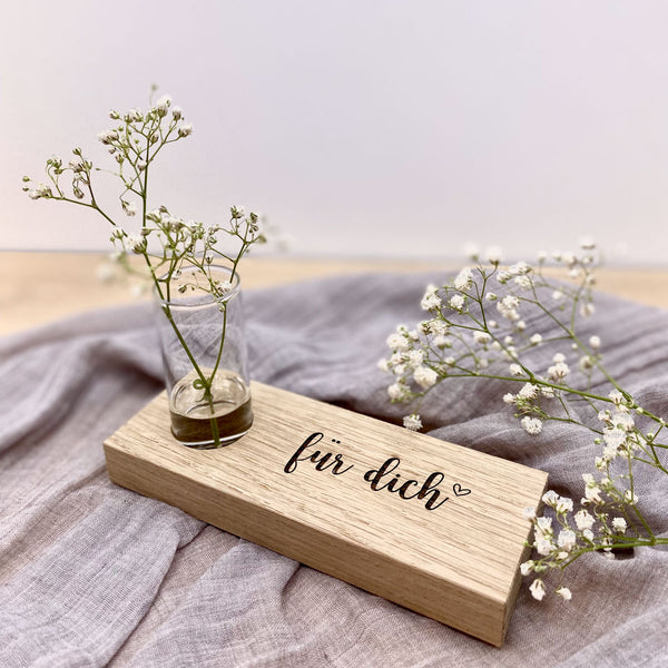 Blümchenleiste 'für dich'