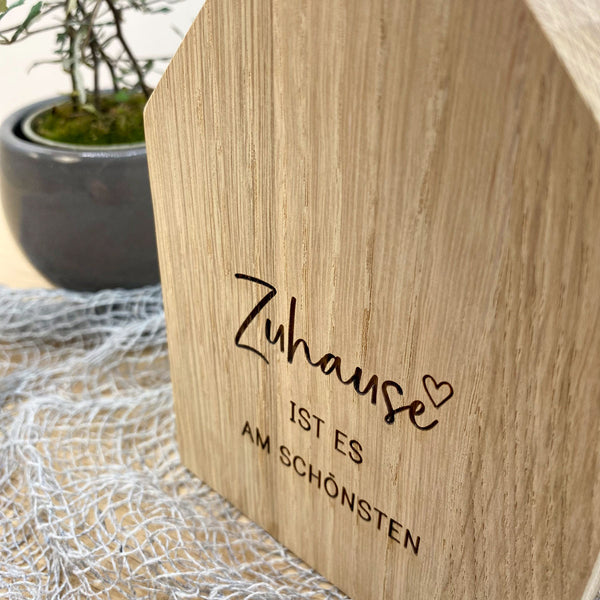 Häuschen groß 'Zuhause ist es am schönsten'
