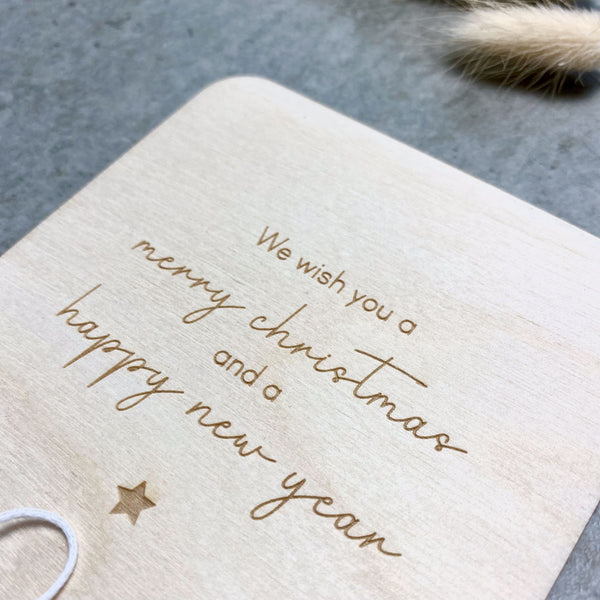 Geldgeschenkkarte 'merry christmas'