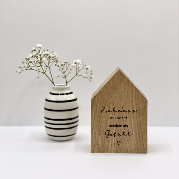 Häuschen klein 'Zuhause ist kein Ort'