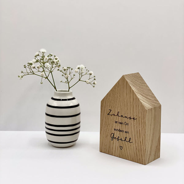 Häuschen klein 'Zuhause ist kein Ort'