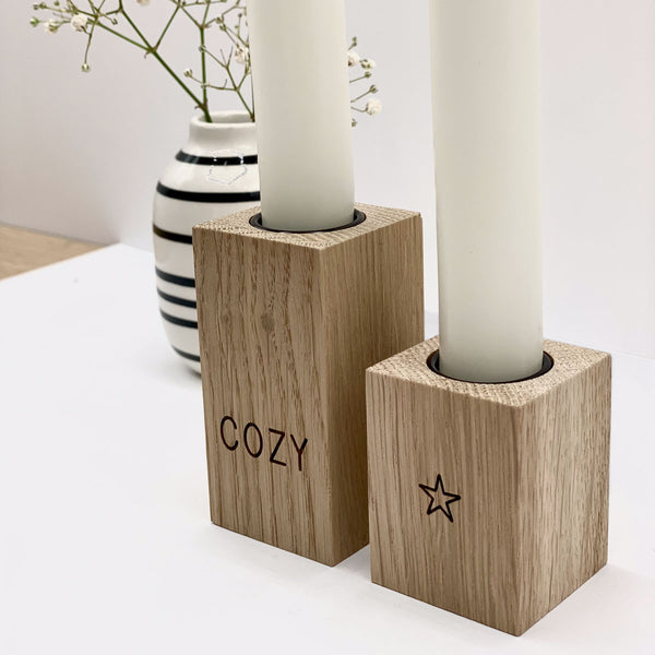 Kerzenständer-Set 'Cozy'