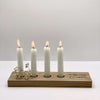 Adventskerzenleiste 'merry christmas'