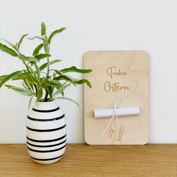 Geldgeschenkkarte 'Frohe Ostern'