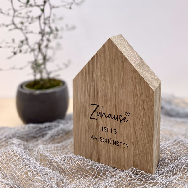 Häuschen groß 'Zuhause ist es am schönsten'