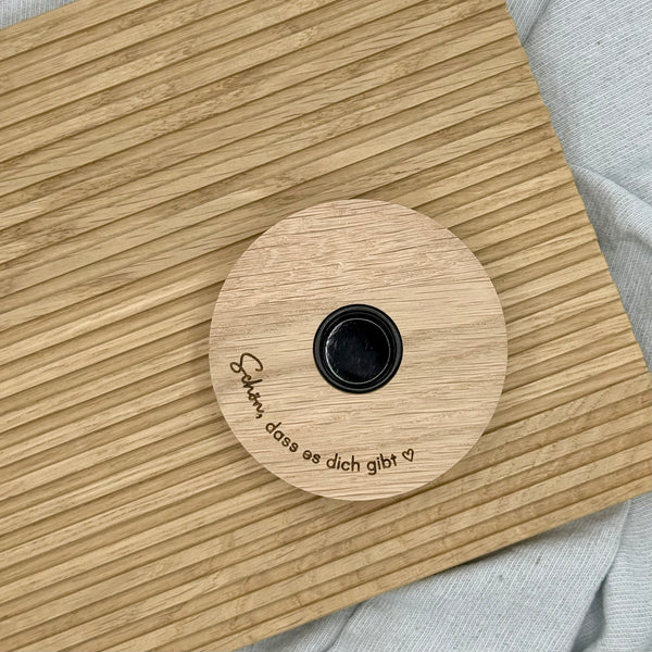 Kerzenhalter 'Schön, dass es dich gibt'