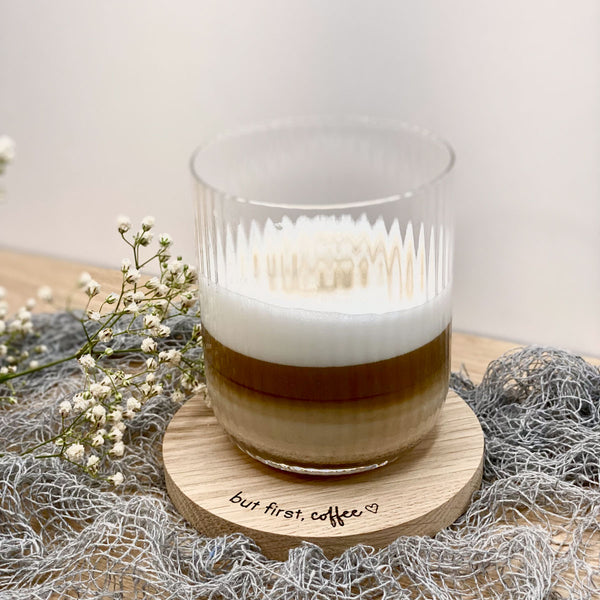 Untersetzer Set mit Herz 'coffee'