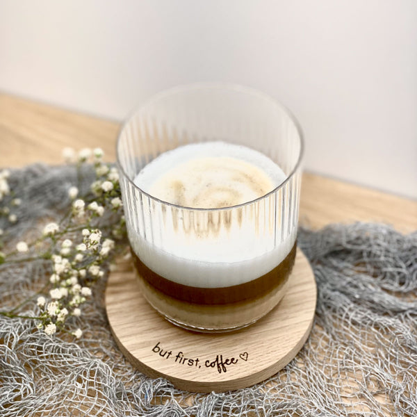 Untersetzer Set mit Herz 'coffee'