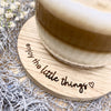 Untersetzer Set mit Herz 'little things'