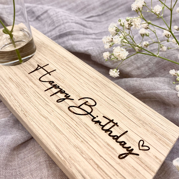 Blümchenleiste 'Happy Birthday'