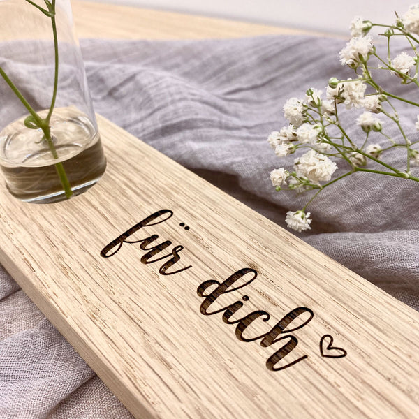 Blümchenleiste 'für dich'