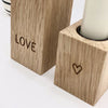 Kerzenständer-Set 'Love'